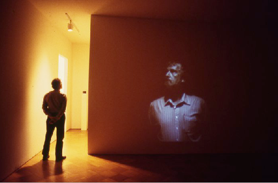 Peter Campus (né en 1937), Dor, 1975, installation vidéo.