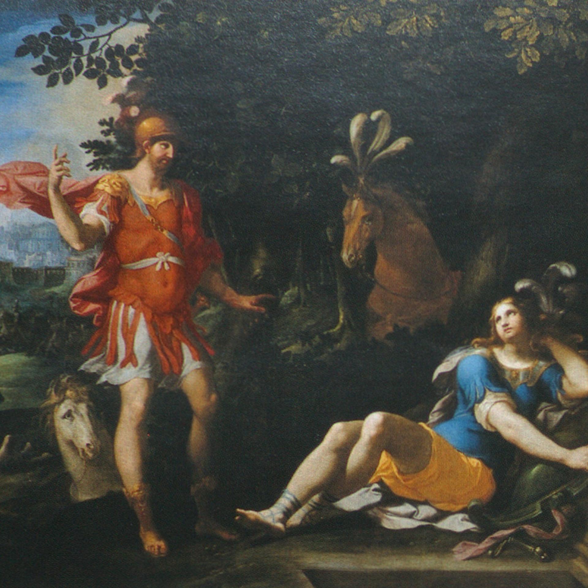 mbroise Dubois, Tancrède et Clorinde, XVIe siècle, Chateau de Fontainebleau